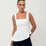BLUSA ASSIMETRIA PLANE-COTTON