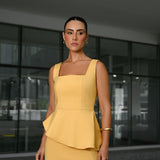 VESTIDO CURTO PEPLUM