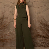 CALÇA RETA FECHO COLCHETE