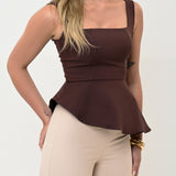 BLUSA ASSIMETRIA PLANE-COTTON