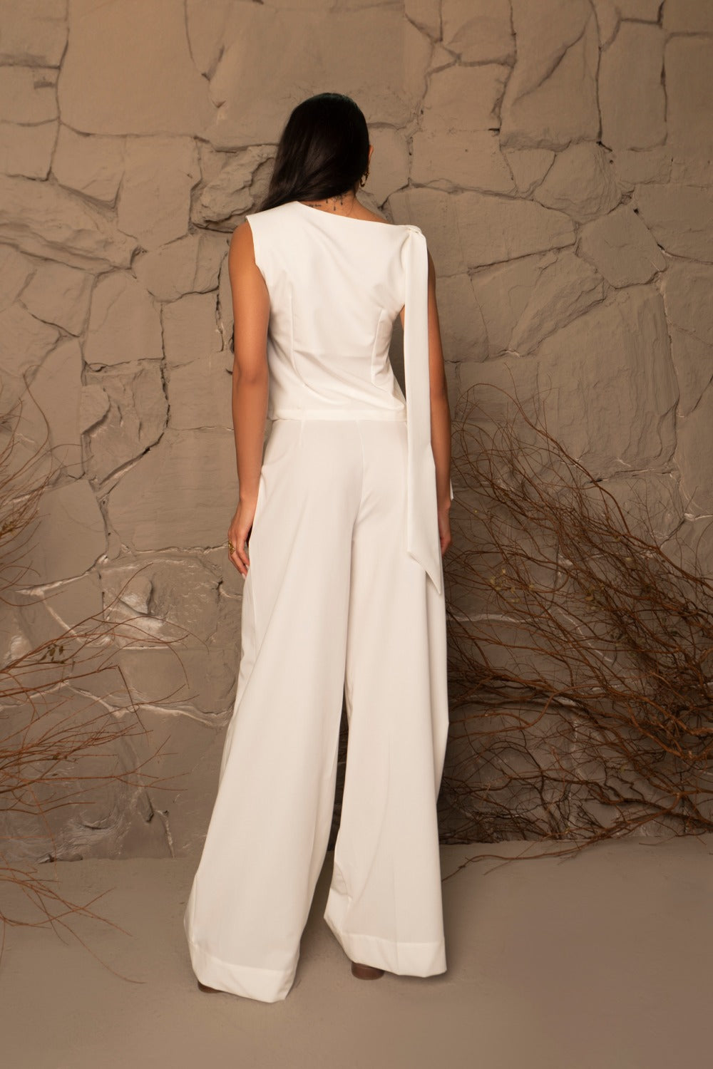 CALÇA RETA FECHO COLCHETE