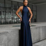 VESTIDO LONGO FRENTE ÚNICA