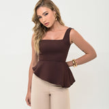 BLUSA ASSIMETRIA PLANE-COTTON