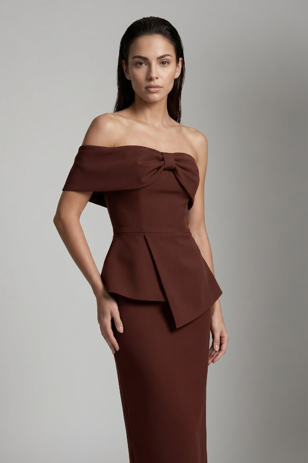 VESTIDO MIDI LAÇO MANGA NULA