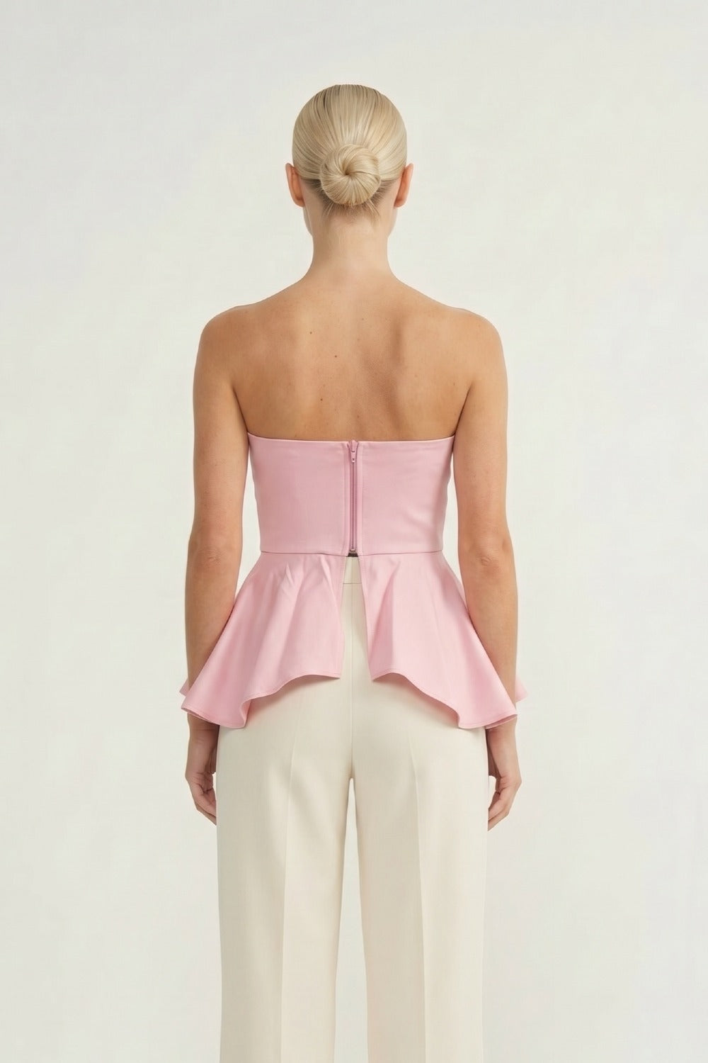 BLUSA S/ ALÇA PEPLUM ONDA