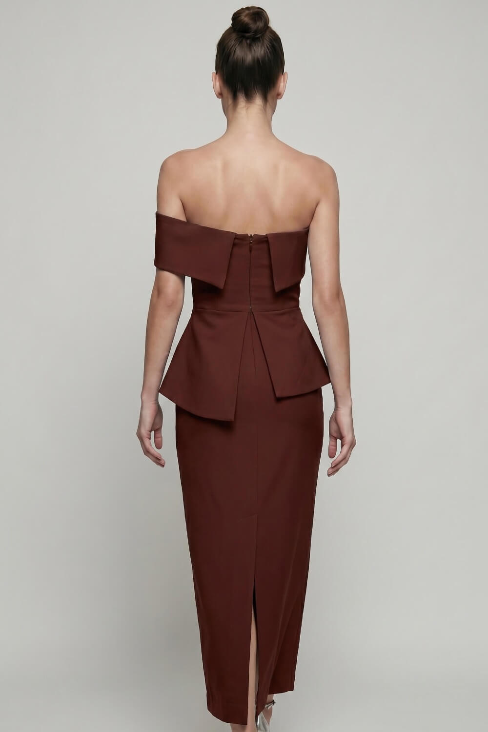 VESTIDO MIDI LAÇO MANGA NULA